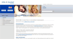 Desktop Screenshot of koera-packmat.de